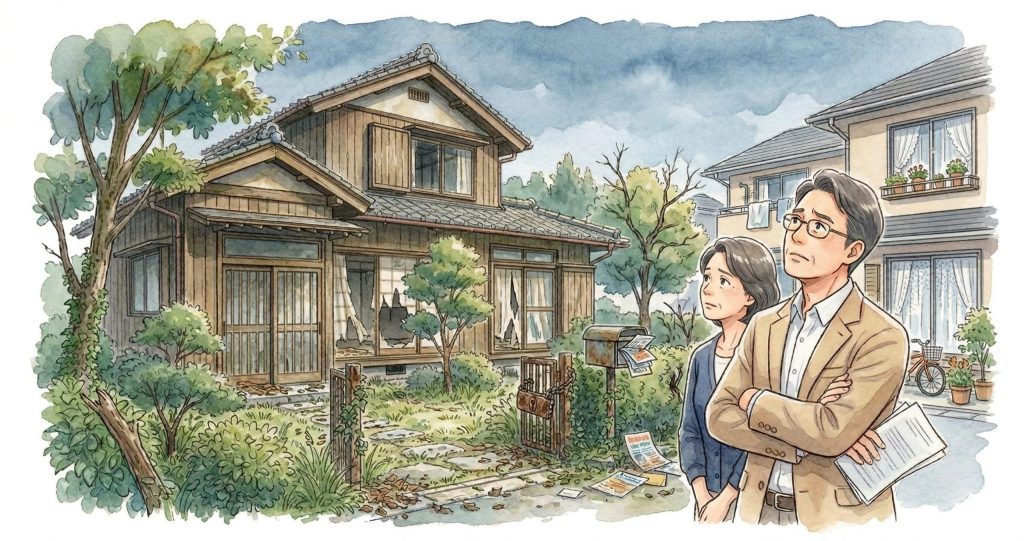 古家の相談を検討する様子